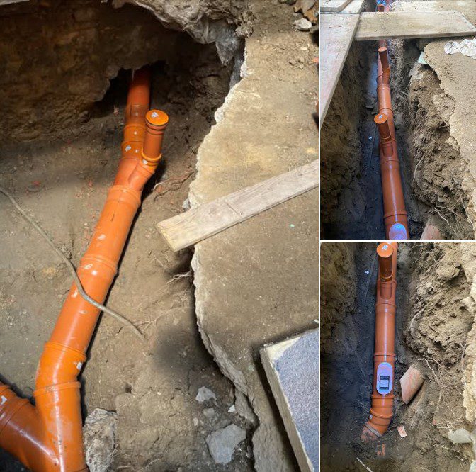 Kanalrohr komplett Austausch der Abwasserleitung in Wien 16 Wilhelminenberg 