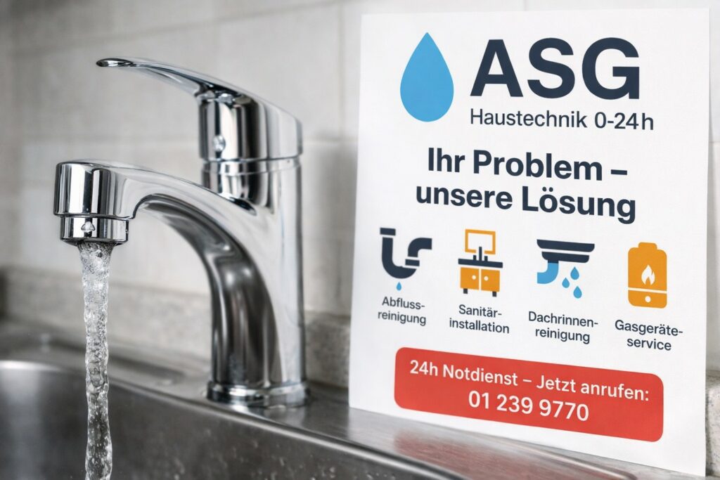 Ihr Installateur für Armatur Sanitär Montage in Wien A-S-G Haustechnik Bad WC Küche - Sanitärleistungen für Küche, WC und Bad in Wien