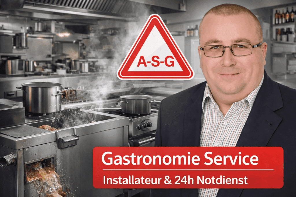 A-S-G Haustechnik Installateur führt professionelle Gastronomie-Sanitärlösungen zur regulären Arbeitszeit in Wien