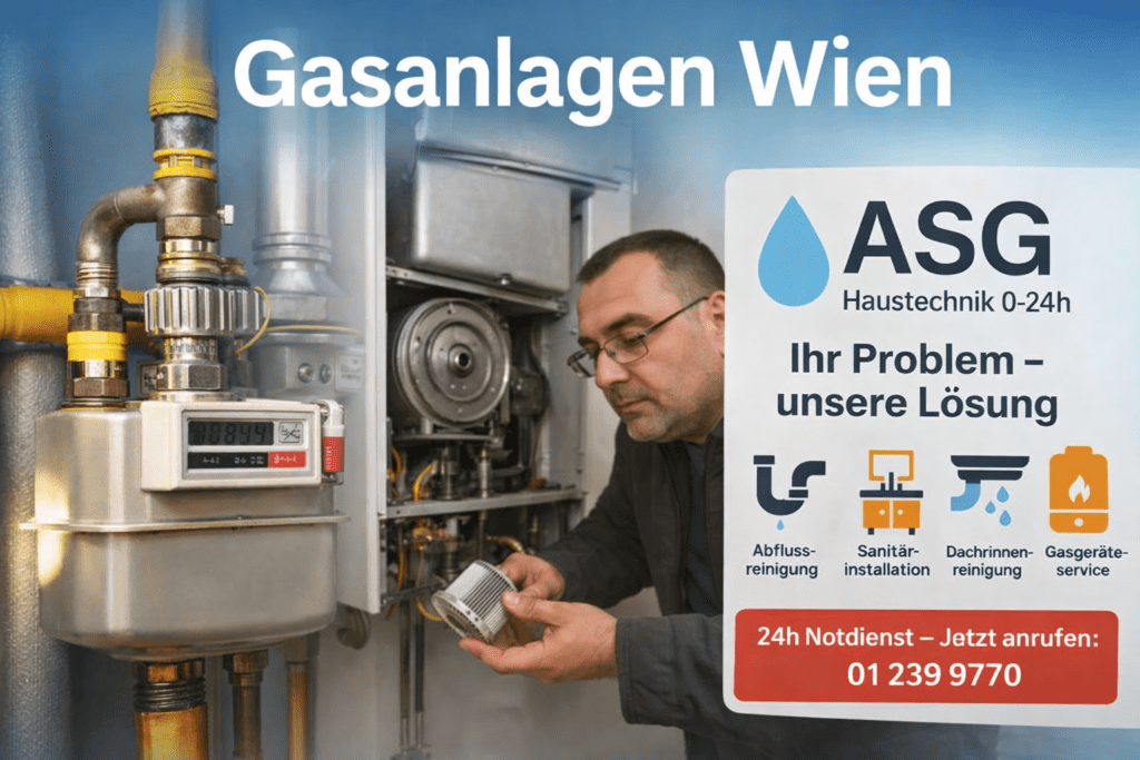 Vorteile einer Gastherme A-S-G Haustechnik ist ihr Partner für Gasanlagen in Wien