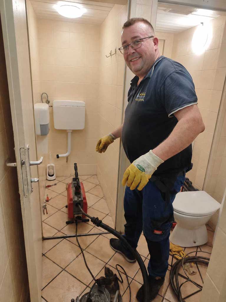 A-S-G Haustechnik Installateur Verstopfung 2