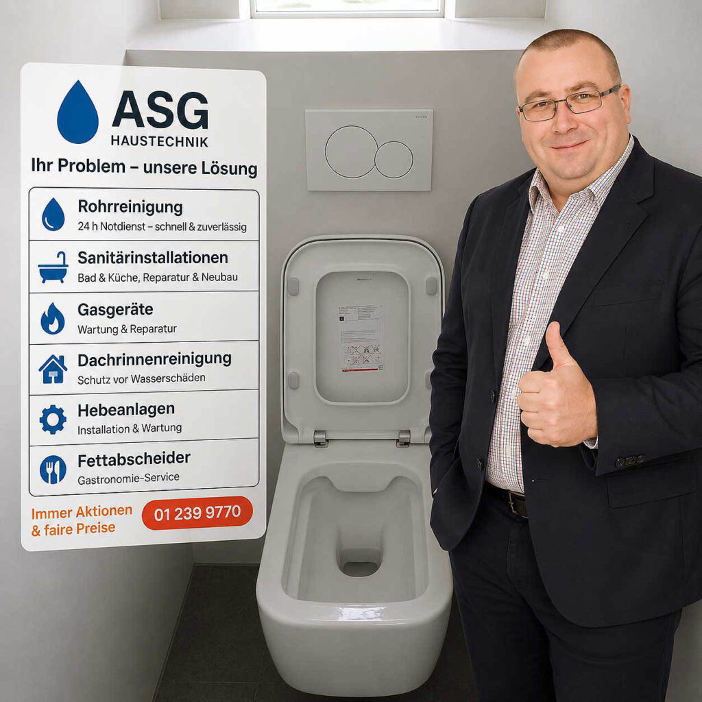 WC Wien A-S-G Haustechnik & Installateur Berislav Trbara Wien